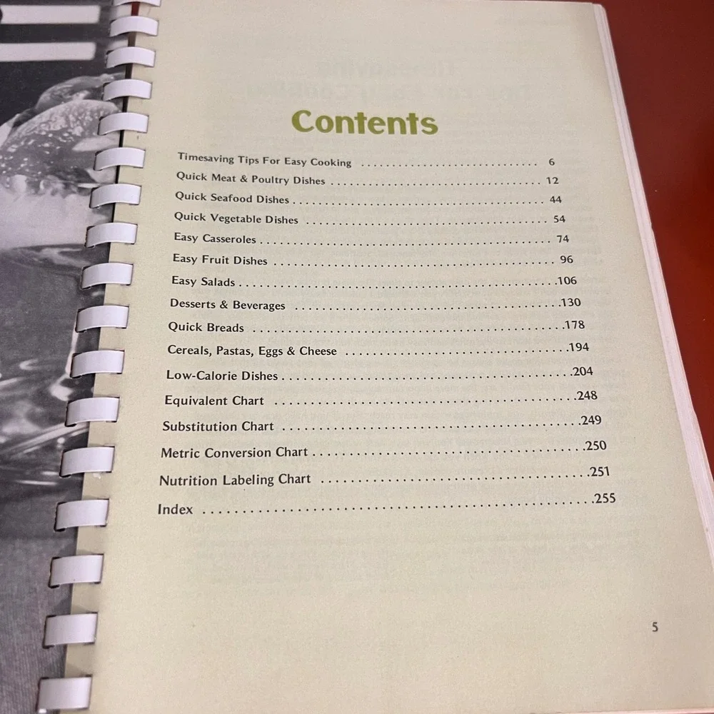 Vtg‎ 1978 Quick & Easy Dishes Cookbook Home Economics Teachers Revised Edition